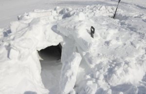 snow cave shelter